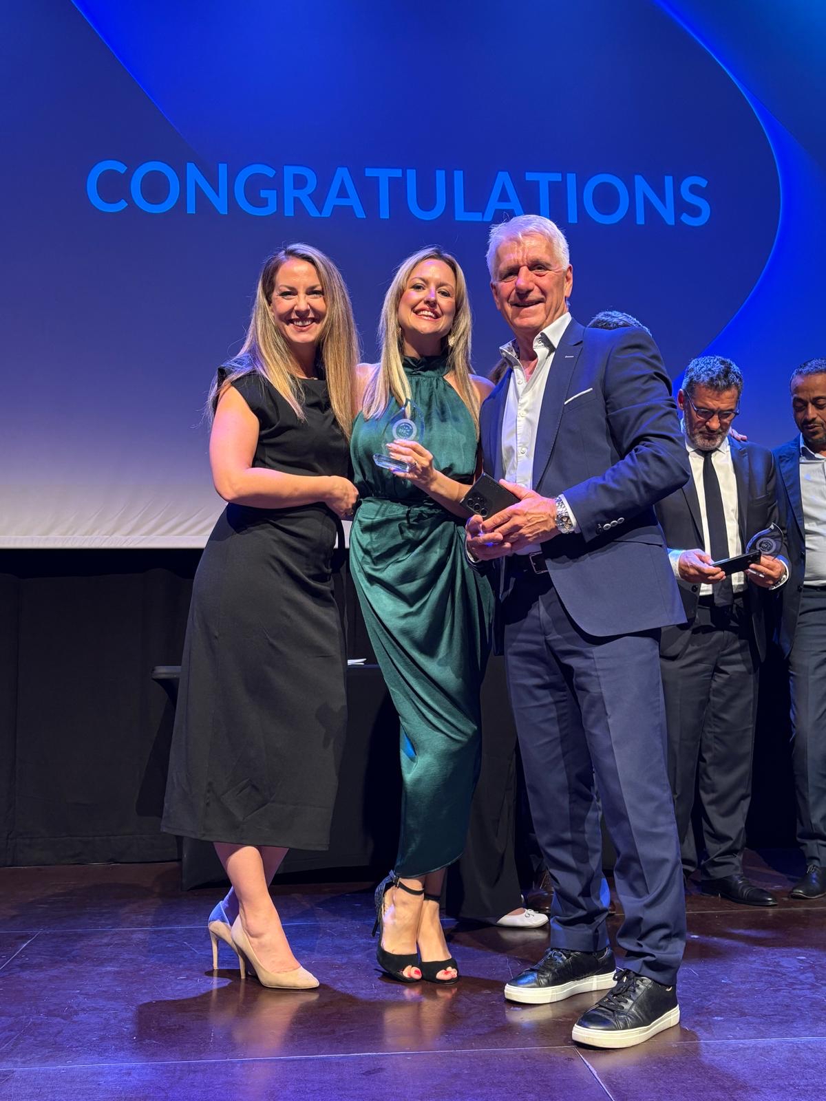 ken, lucy and heather at franchise awards