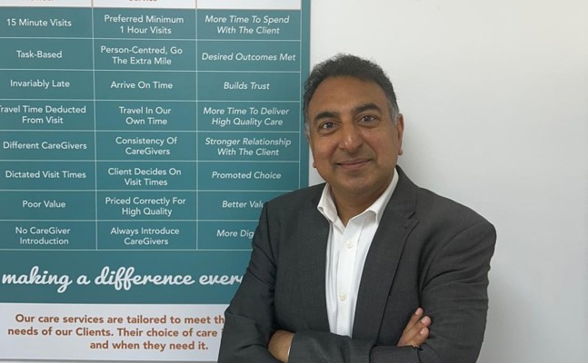 Sanjay Vadhera, owner of Right at Home Ealing & Hounslow