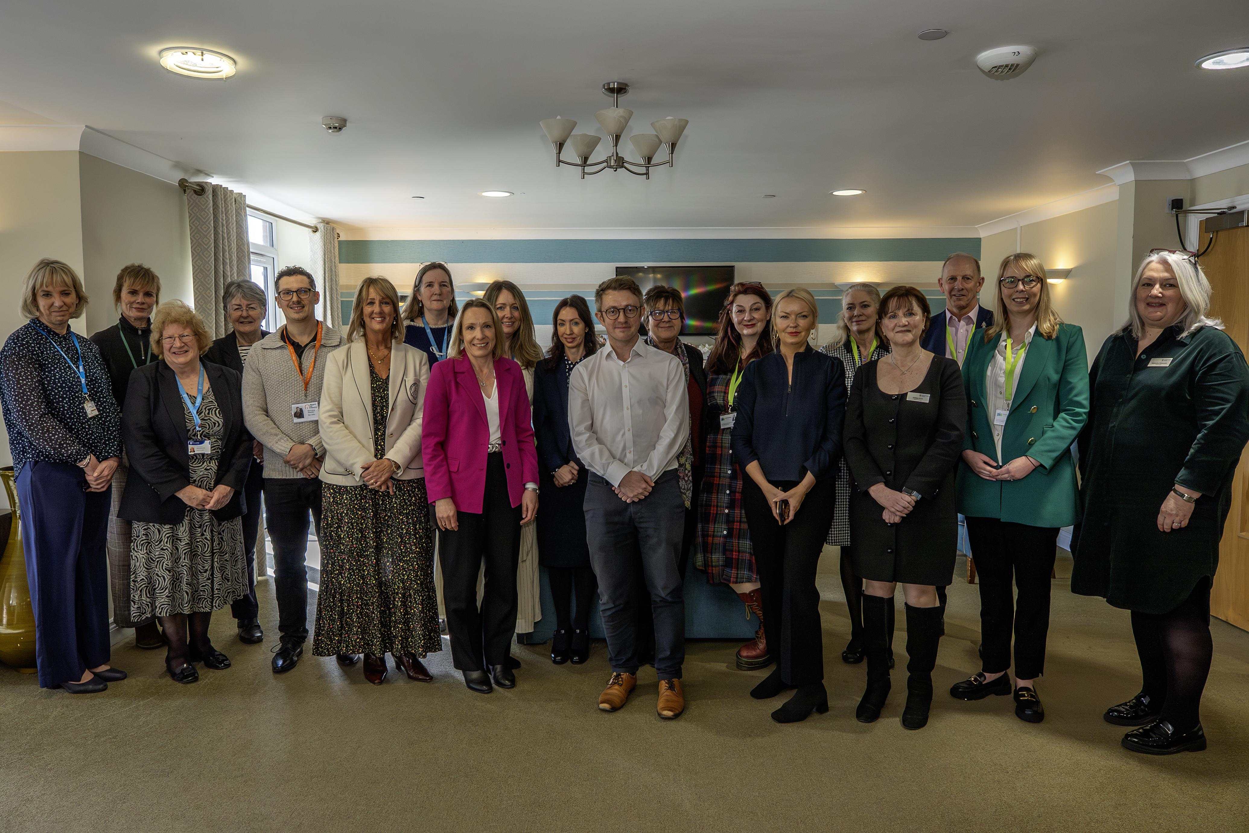 Ben Selby, Managing Director, pictured with other local providers.