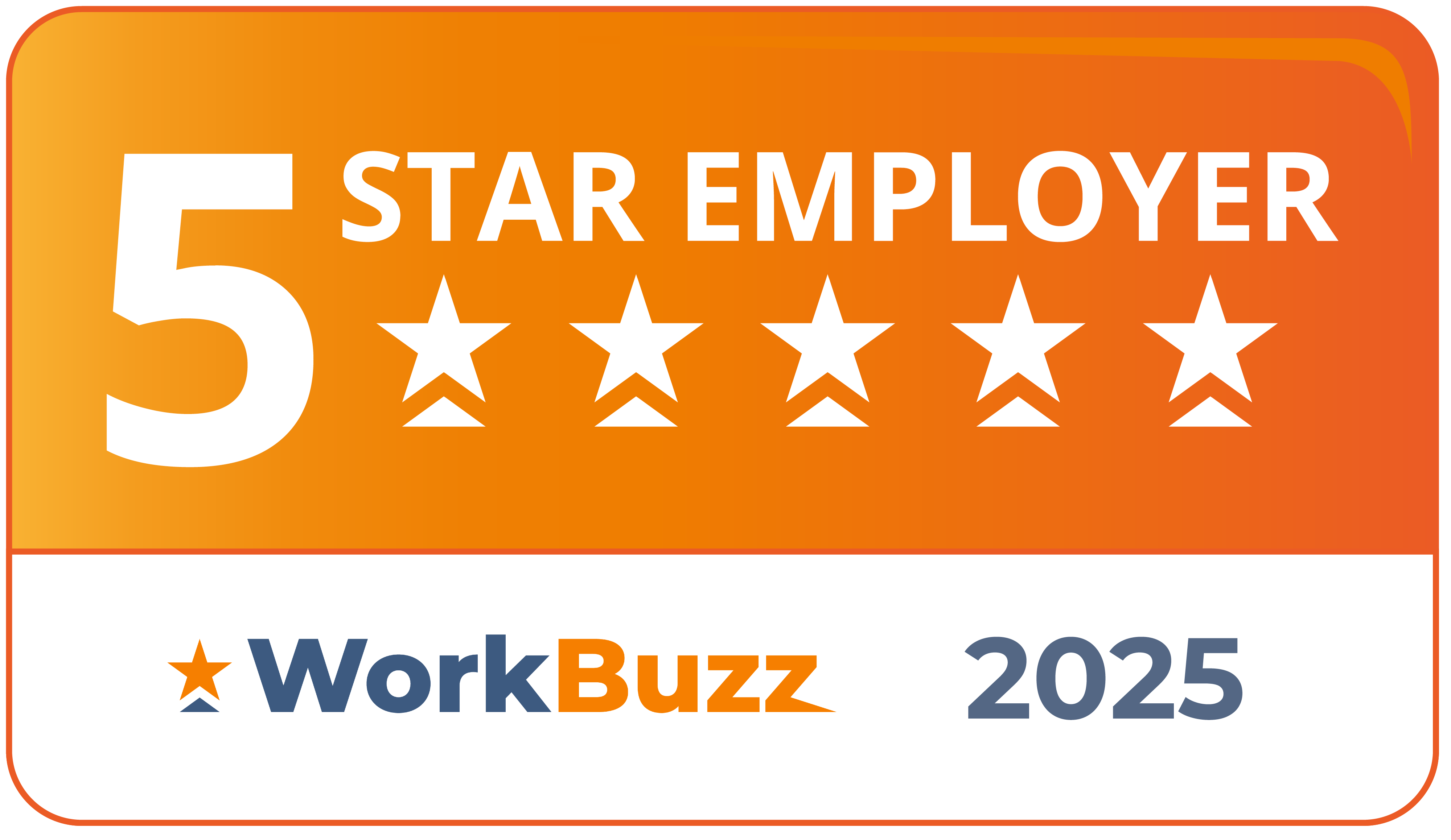 2025 Five Star employer award