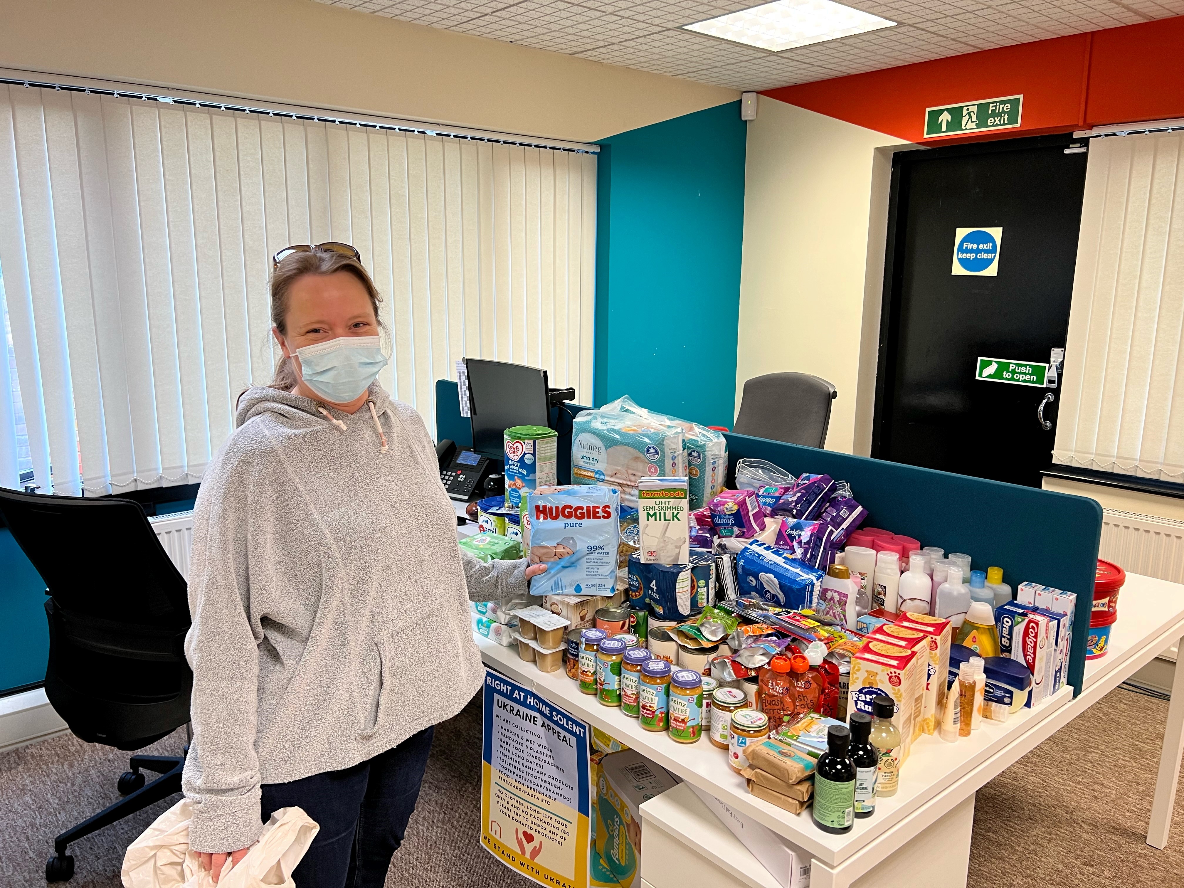 Care Assistant with Donations for Ukraine