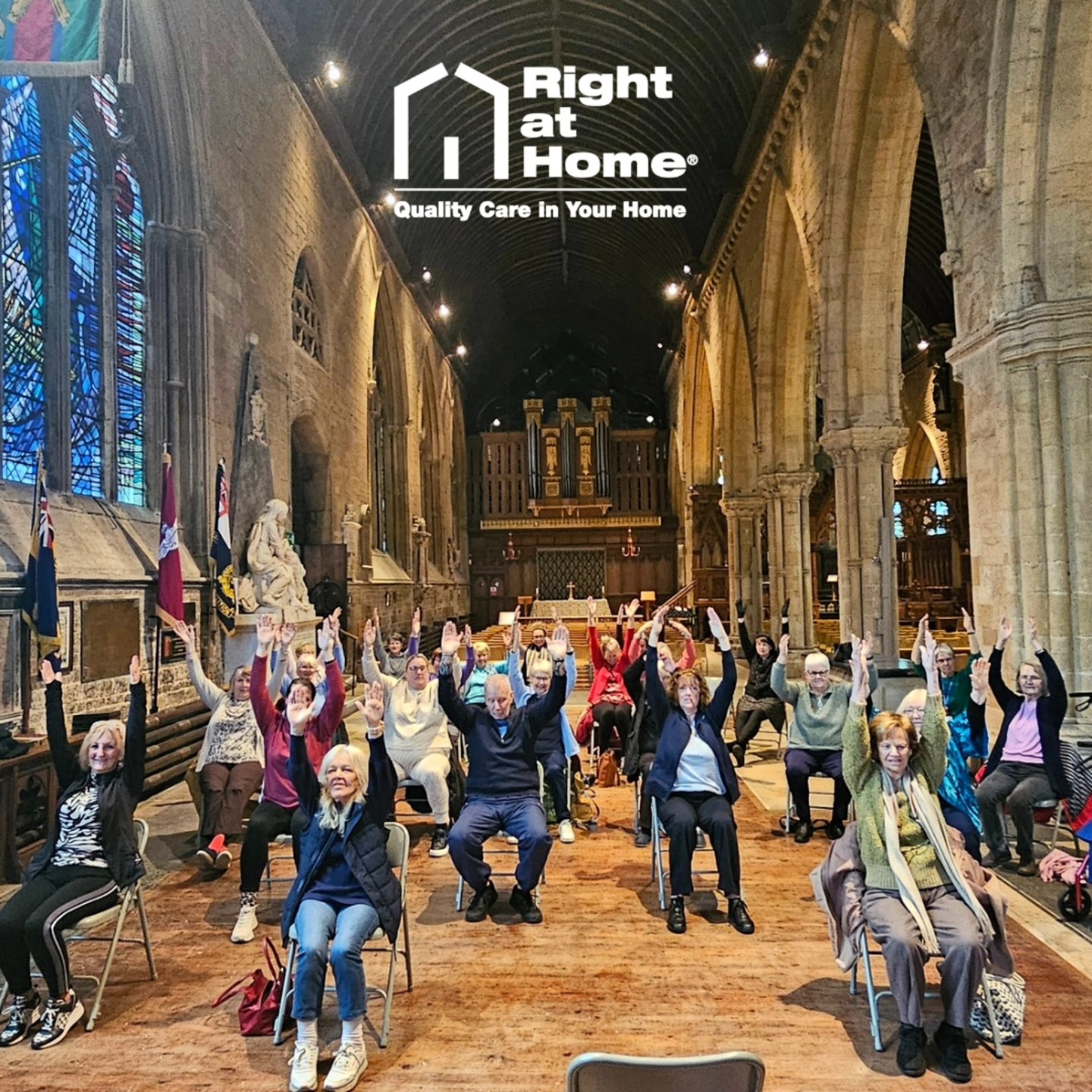 Chair Yoga at St Wulfram’s Church : Building a Healthier Community