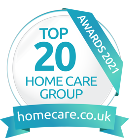 Top 20 homecare.co.uk award