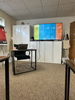 Homecare Training room at Right at Home Solent