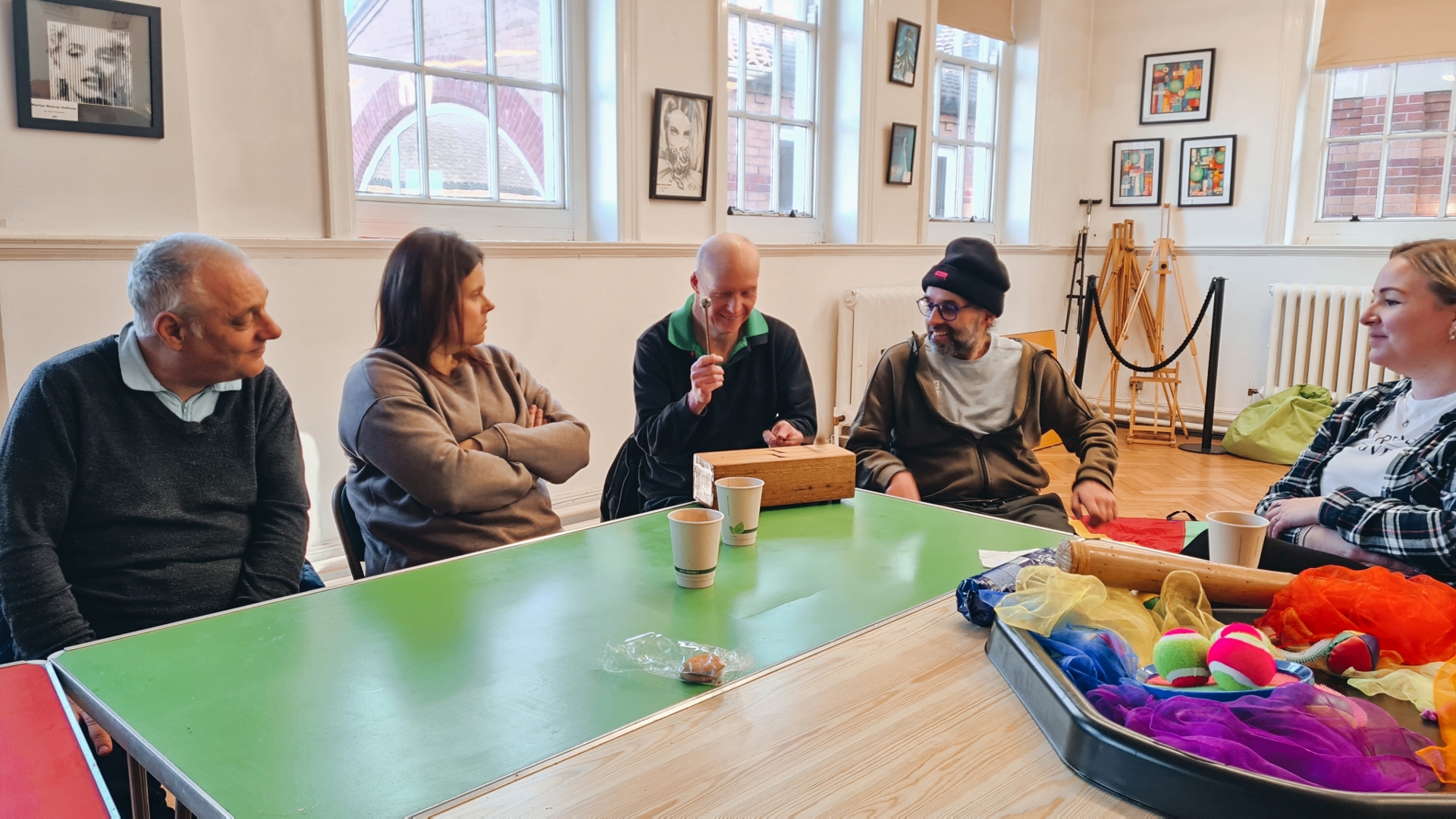 Sensory Cafe Participants at Grantham Museum