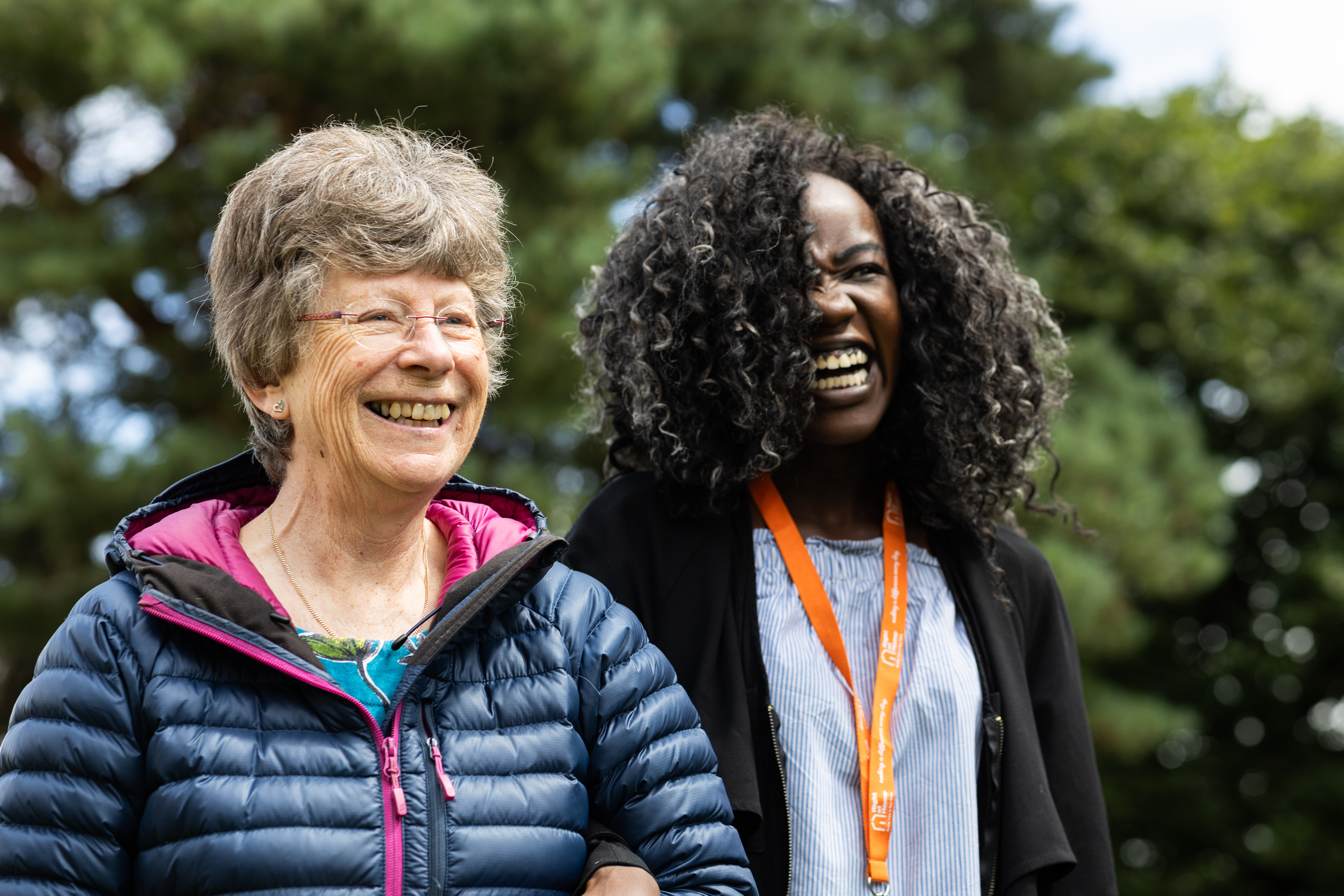 Client and CareGiver demonstrating the positive effects of intergenerational relationships