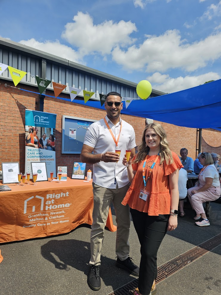 anand and billie at big green picnic