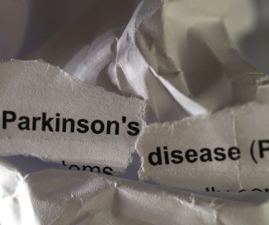 Parkinson's Disease written on paper