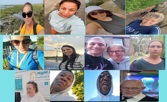 Collage of our Medway Steppers (Right at Home Medway)