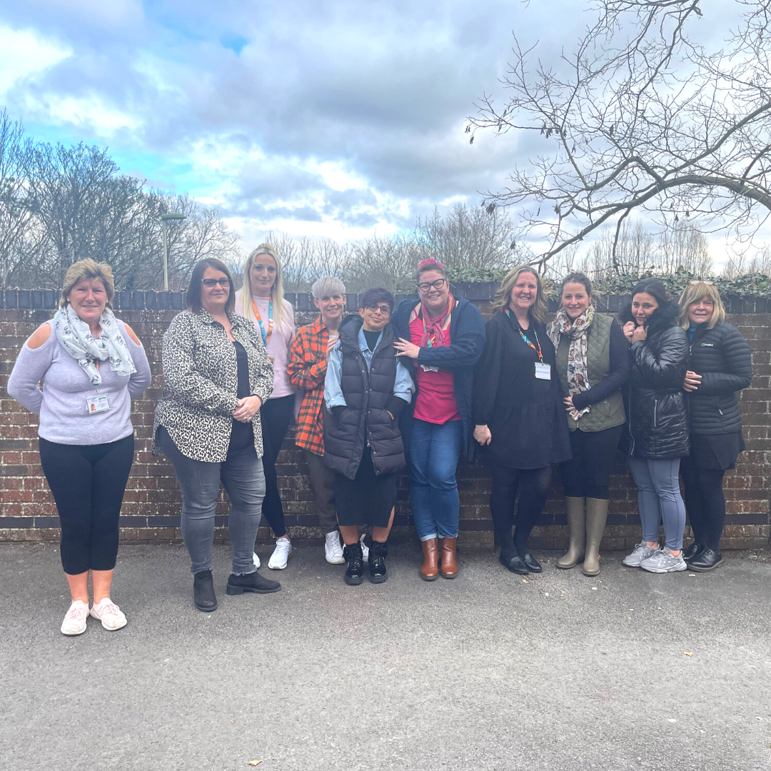 Group of Care Assistants smiling